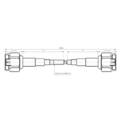 HS-Reinforced-NM To Reinforced-NM With SUF402 Cable XXcm (18G)